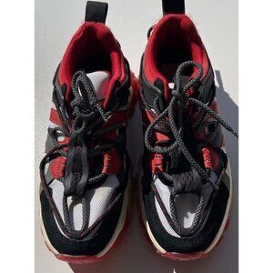 Javi Hype Men’s Shoes Size 9 Low Top Black Red Designer Men’s